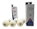 Nittaku 3-Star Table Tennis Balls 40+, Tournament Grade White Ping Poly Ball, 6 Balls bundle
