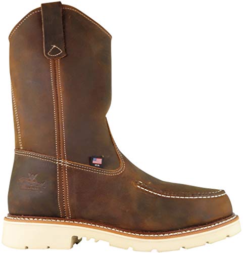 thorogood moc toe pull on boots