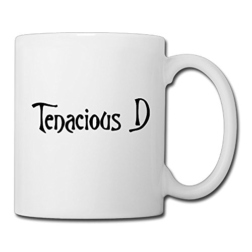 Christina Tenacious D Logo Ceramic Coffee Mug Tea Cup White