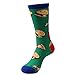 Zmart Mens Crazy Funny Cute Novelty Cotton Food Crew Socks Gift Box