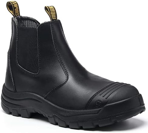 steel toe soft comfortable boots