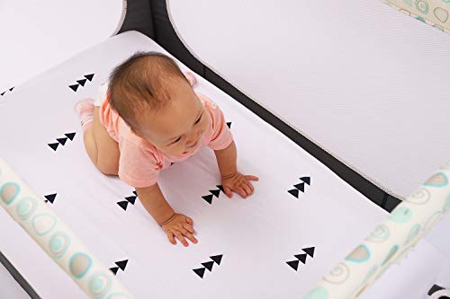 4 Playard+Mattress+Stretchy+Portable+Knlpruhk