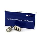 Maxmoral 2-Pack BNC to SO-239 Adapter UHF Female to BNC Male Coax Cable Adapter
