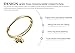 COCO Park Healthy Children Jewelry 18K Gold Plated Cuff Bangle Bell Charm Adjustable Bracelet Anklet
