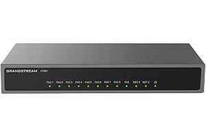 Grandstream HT881, 8 FXO, 1 FXS, 2 GigE PoE NAT Router