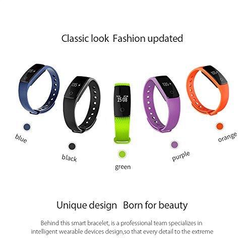 Smart Fitness Tracker ,INorton Bluetooth Multi-Function Smart Watch with Heart Rate Monitor,IP67 Waterproof Sports Pedometer Activity Tracker Smart Bracelet Watch for Android IOS