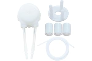 Gikfun 12V DC DIY Peristaltic Dosing Pump Head with Silicone Tube Replacement for Aquarium Chemical Lab Analytical Water EK1990