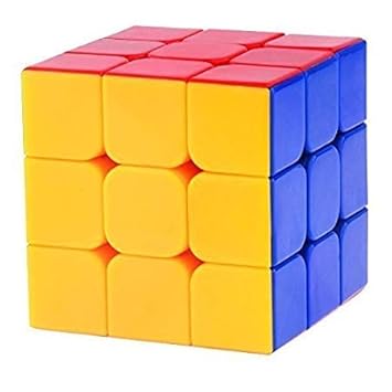 Fancy shoppee 3X3X3 High Speed Rubik Stickerless Magic Puzzle Cube