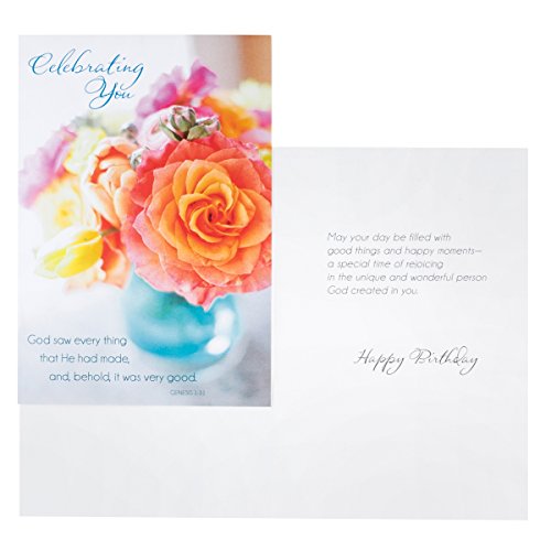 DaySpring Birthday Inspirational Boxed Cards Flowers of Joy 37110