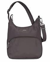 Travelon Anti-Theft Classic Essential Messenger Bag (Exclusive Colos - Grey)