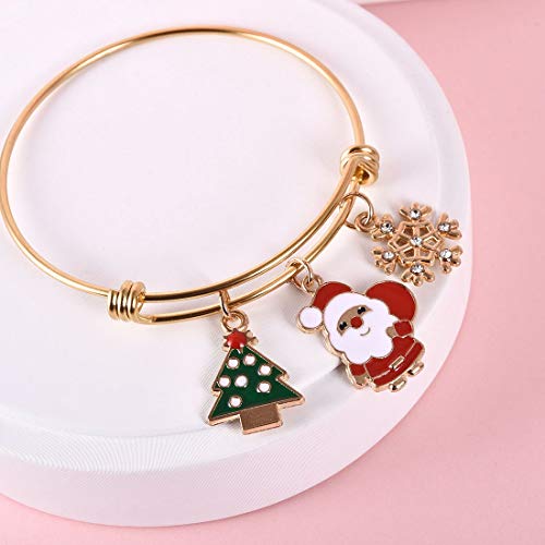 OBSEDE Christmas Decorations Charms Pendants for Crafting DIY Necklace Bracelet Mixed Wholesale 26Pcs