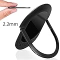 Cell Phone Ring Holder?Finger Ring Stand Universal 360 Degree Rotation Super-Thin Ring Grip for Magnetic Car Mount, All Smartphones and Tablets.