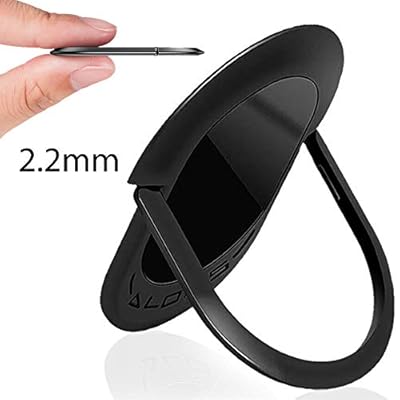 Cell Phone Ring Holder?Finger Ring Stand Universal 360 Degree Rotation Super-Thin Ring Grip for Magnetic Car Mount, All Smartphones and Tablets.