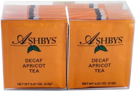 Ashbys Apricot Decaf Tea Bags, 20 Count Box