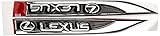 Mr-car 2Pcs LEXUS motors blade decal landmark 3D Logo Emblems Badge car metal stickers