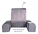Carepeutic Bed Lounger with Heated Comfort Massager, Gray,1 Count (Pack of 1)