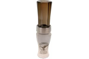 Buck Gardner (ACPHHLWP/SGH) Honker Hammer Acrylic/Polycarbonate Goose Call, White Pearl/Smoke