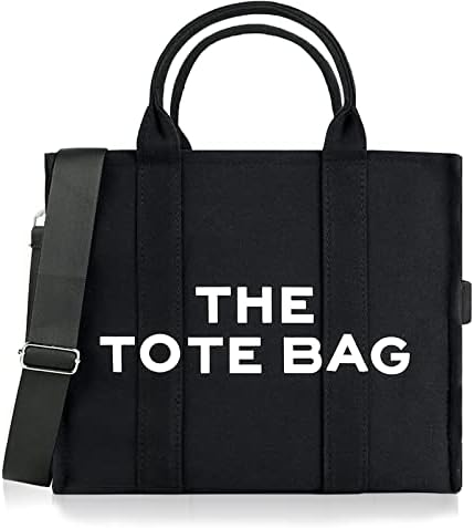 XIAOCHEN Canvas Tote Bags for Women Handbag Tote Purse with Zipper