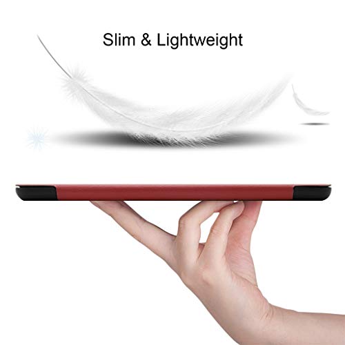 MatureGirl Ultra-Thin Smart Cover Stand Case Magnetic for Ipad mini5 Slim Leather Sheath (for Ipad mini5 Wine) - Thumbnail 4