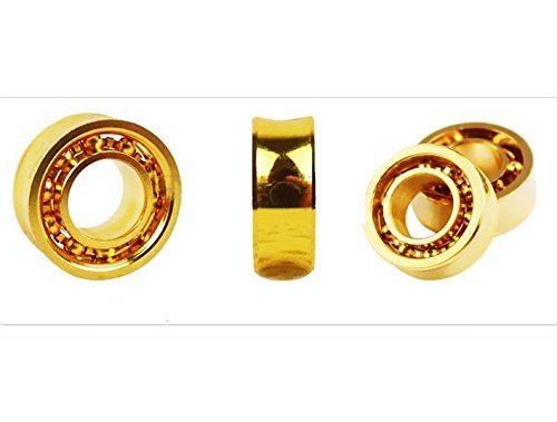 YOSTAR Yo yo Bearing Remover Set, Pack of 2 MAGICYOYO 10 Balls Golden Plating Yoyo Bearing, 2pcs Screw 10mm M4, 1pcs Professional Yoyo String, 1pcs Bearing Remover