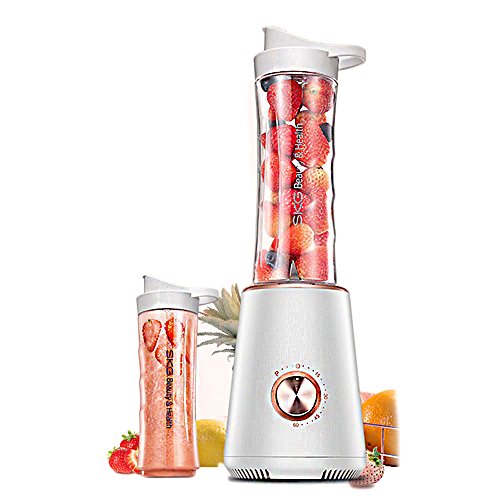Click Here to See More Images DULPLAY Smoothie maker,Electric fruit smoothie,Personal blender,(22,000 RPM), For shakes smoothies Abs Portable Bpa free 2 sport tritan bottle -White 41.3x12.8cm(16x5inch)