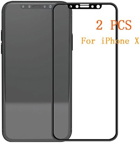 iPhone X Screen Protector, TINDERALA 0.28MM 3D Ultra Thin Anti Blue Light Anti Scratch Tempered Glass for Apple iPhone X / iPhone 10 Full Cover Tempered Glass Screen Protector