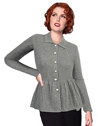 Women's Open Front Cardigan Long Sleeve Ruffles