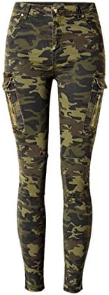 Demin Pants High Waist Skinny Biker Ladies' Jeans Military for Girl Chart 44