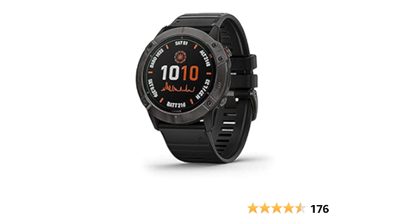 Garmin Fenix 6X Solar Titanium DLC zwart/grijs : Amazon.nl: Kleding,  schoenen \u0026 sieraden