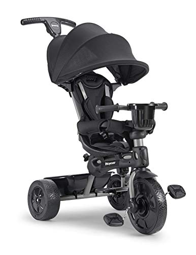 Joovy Tricycoo 4.1 Kids Tricycle with 4-Stages Featuring Extra-Wide Front Tire, Removable and Adjustable Parent Handle…