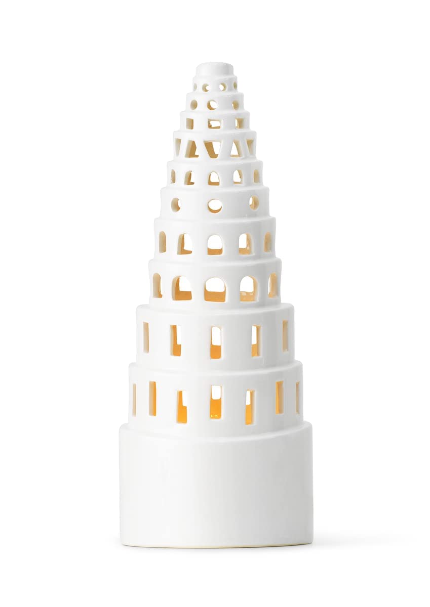 Rosendahl, Urbania Lighthouse High Tower White, Tealight Holder, White, Unisex-Adult.