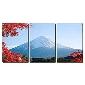 Mt Fuji in Autumn x3 Panels