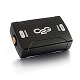 C2G 40018 Coaxial to Toslink Optical Digital Audio Converter, TAA Compliant, Black