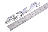 Aimoll Glossy RAM 4x4 Emblems Nameplate for 3D Decals Stickers fit Dodge (Chrome)