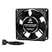 Zhanye 120mm Fan Computer AC 1238, Axial Cooling Exhaust 110V by 125V, High Speed with Metal Net and 4-feet Power Cord primary
