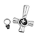 Cremation Cross Necklace Religion Crystal URN Memorial Keepsake Ashes Holder Pendant Stainless Steel (Cross Urn-4)