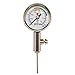 Firelong Accurate Ball Pressure Gauge Air Pressure Gauge Heavy Duty Metal Made,Test and Adjust The Pressure Analog Ball Pressure Gauge for Football Soccer Rugby Basketball Volleyball and Other Balls