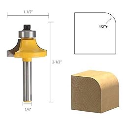 1/4-Inch Shank Roundover Edging Router Bit