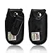 Turtleback Black Leather Case for Samsung U365 Gusto 2 Flip Phone with Rotating Belt Clip - Made in USA