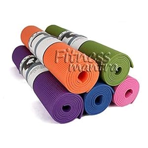Fitness Mantra ® Ethylene Vinyl Acetate Eco-Friendly, Anti-Slip Long 6mm Yoga Mat for Men and Women (Multicolor)