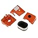 Podoy 044 Gas Fuel Tank Tune Up Kit Compatible with Stihl 044 MS440 Chainsaw Parts Fuel Tank Rear Handle with Air Filter Cover Base Kit