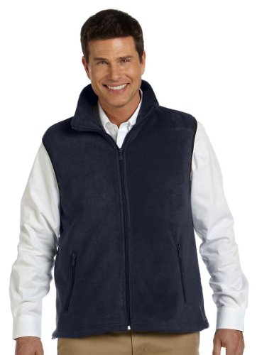 HA POLY FLEECE VEST (NAVY) (2XL)