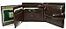 Visconti Monza 5 Quad Fold Soft Leather Italian Glazed Wallet (Brown)