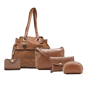 Diana Korr Women Khaki Shoulder Bag – Set of 5