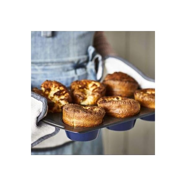 Lakeland-Bakeware-6-Round-Hole-Deep-Yorkshire-Pudding-Tray-Baking-Tin Lakeland Bakeware 6 Round Hole Deep Yorkshire Pudding Tray Baking Tin