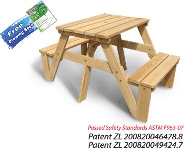 kids picnic bench