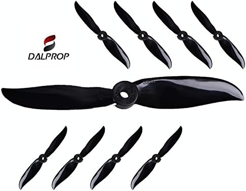 DALPROP 5050C Black V3 Propellers 2-Blade Bullnose "Indestructible" 4XCW and 4XCCW Ideal for 250mm-310mm Quadcopter, Racing, FPV or RC Aircraft. Extreme Racing Performance. Genuine DAL Props