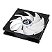 ARCTIC F14 PWM PST - 140 mm PWM PST Case Fan with PWM Sharing Technology (PST), Quiet Motor, Computer, Fan Speed: 200-1350 RPM - Black/White