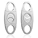TOP TENG Cigar Cutter Stainless Steel Super Sharp Double Blades Guillotine Cutter in Gift Box, Perfect for Robustos and Churchill Cigars