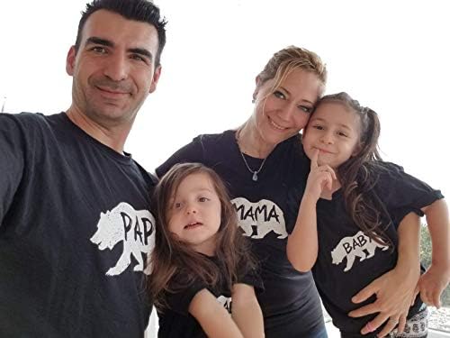 Bold Bear Family T-Shirts For Mama Bear Papa Bear Baby Bear-Mama Bear-Small